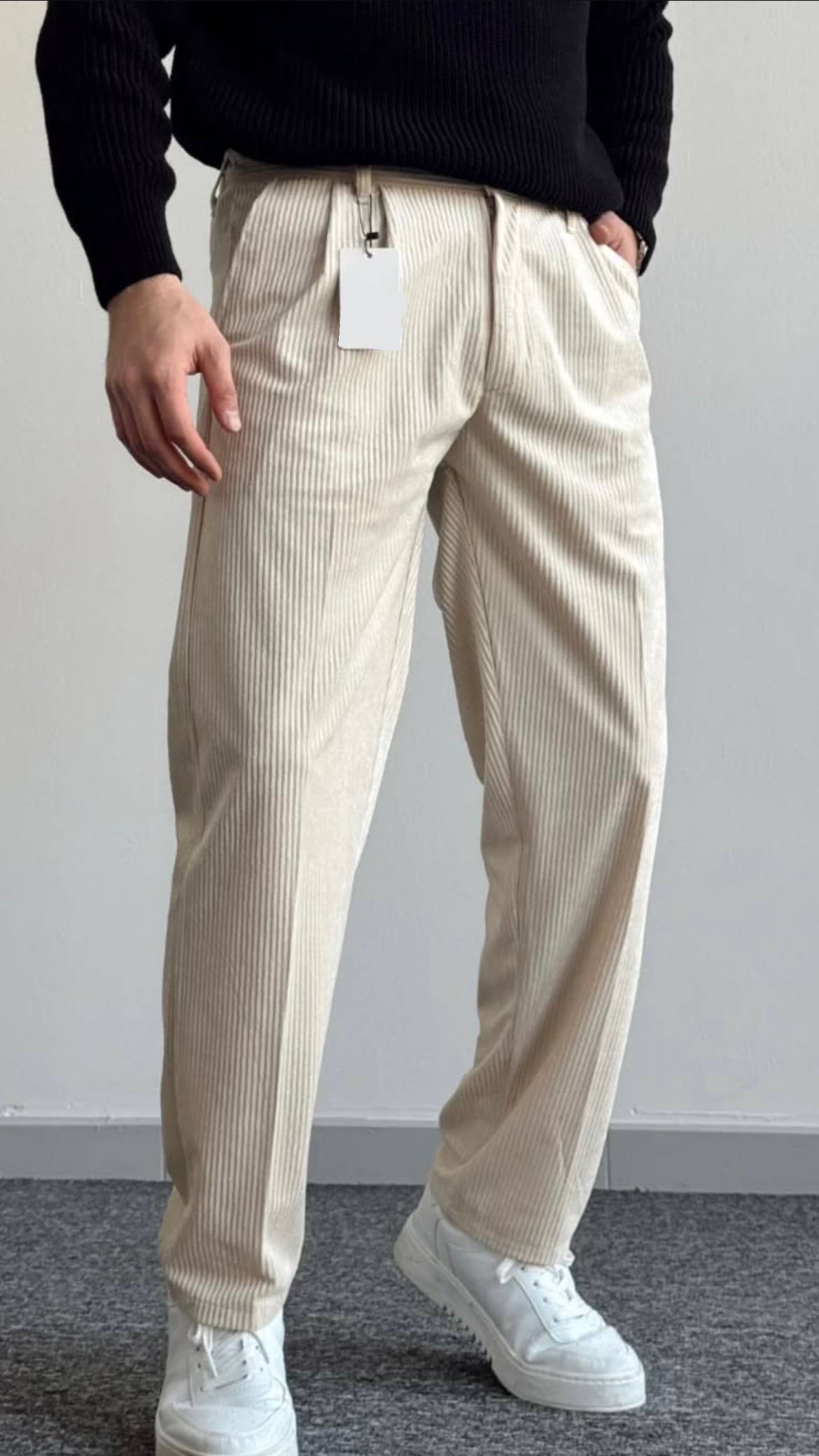 Pantalon baggy velour