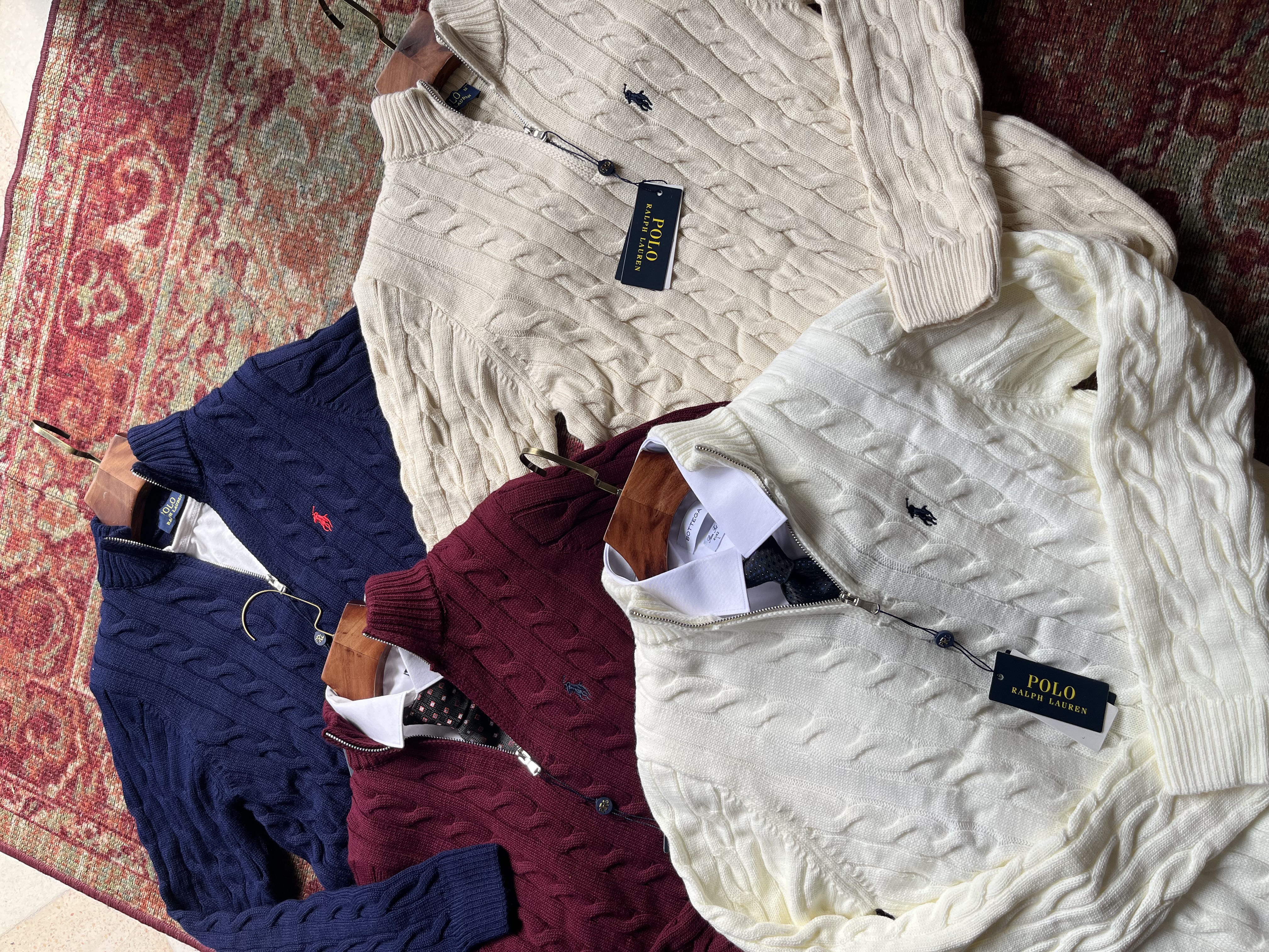 Half zip torsadée by Ralph Lauren